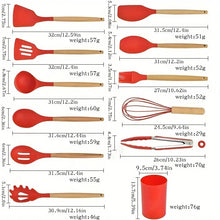 Colorful Silicone Cooking Utensils Set